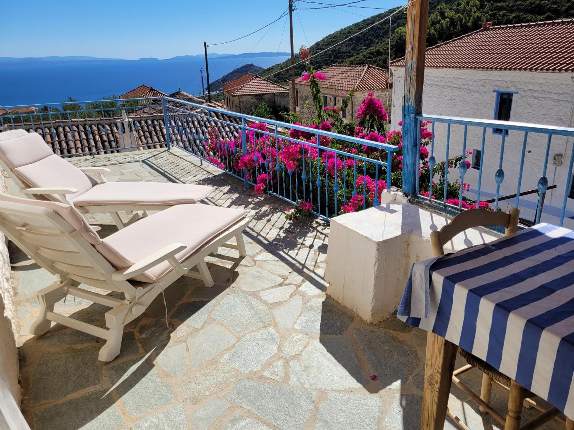 Lovely Traditionnal House With Sea View Tirós Exterior foto